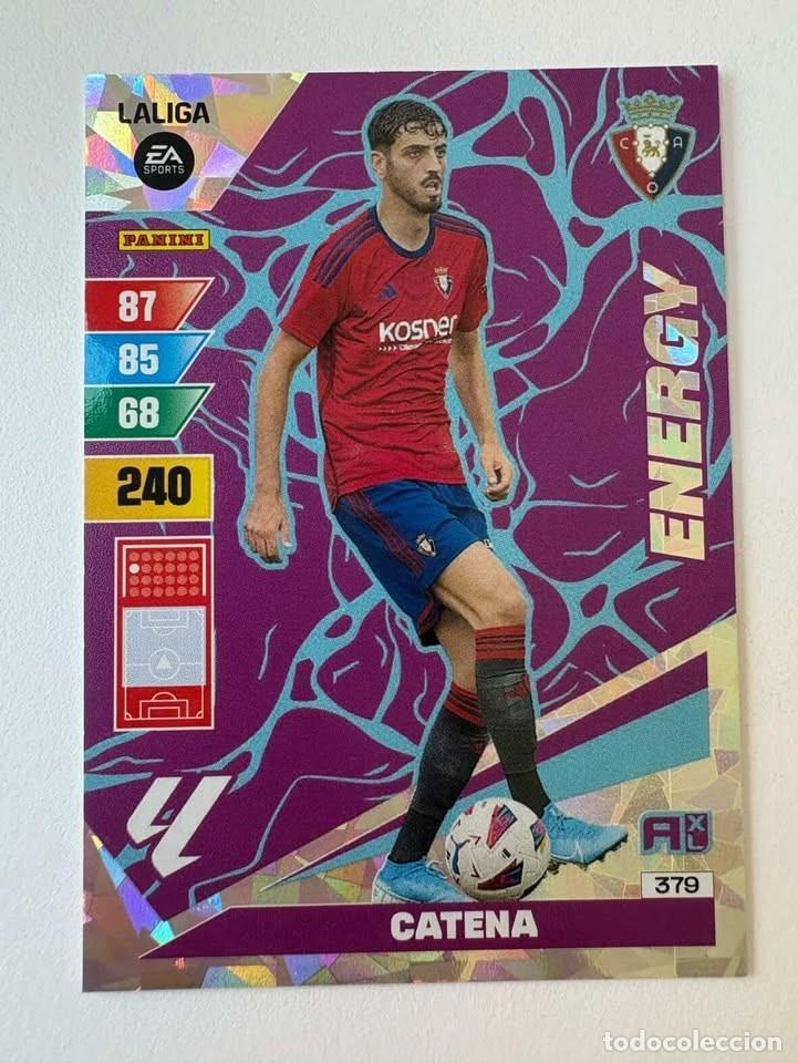 Cromos de f&uacute;tbol: Carta Catena Osasuna Energy 379 Adrenalyn 2023-24