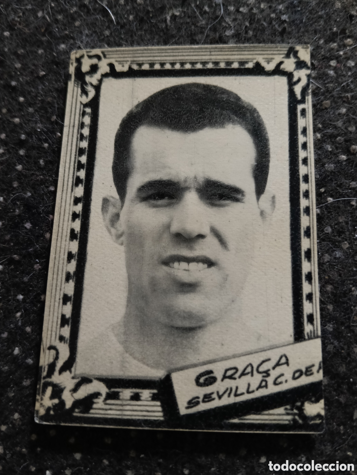 Cromos de f&uacute;tbol: GRACA, SEVILLA CLUB DE FUTBOL CROMO LIGA 1959 1960 ALBUM FHER DISGRA, sin pegar, en muy buen estado