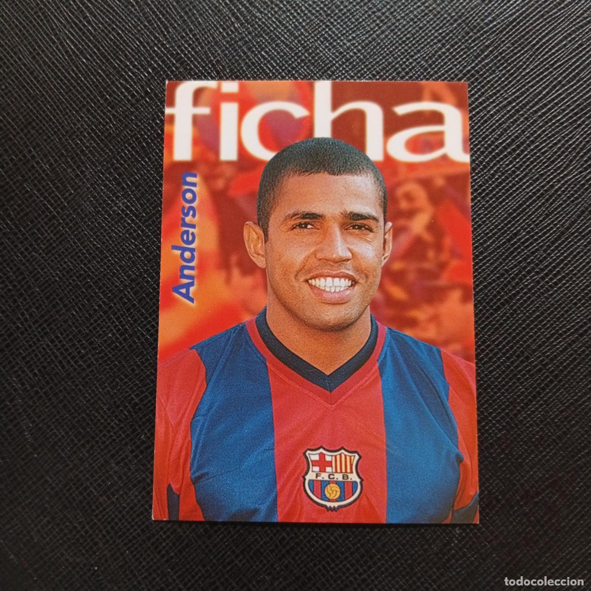 Cromos de f&uacute;tbol: 172 ANDERSON PANINI BARCELONA 1899 1999 CENTENARIO 100 A&Ntilde;OS CROMO BARCA - A174 PG424