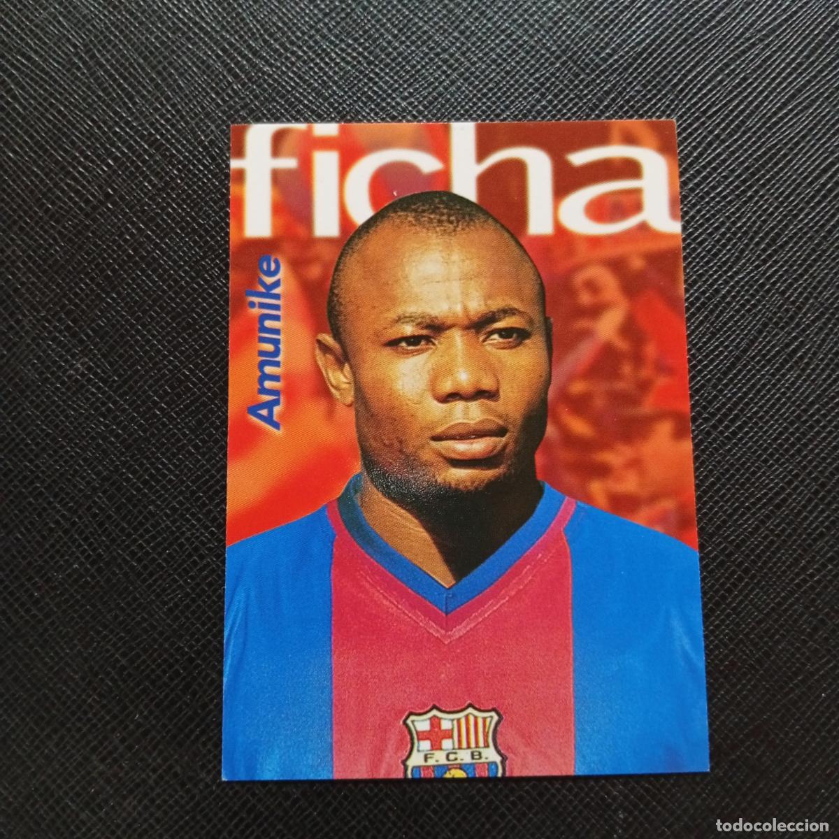 Cromos de f&uacute;tbol: 177 AMUNIKE PANINI BARCELONA 1899 1999 CENTENARIO 100 A&Ntilde;OS CROMO BARCA - A174 PG433