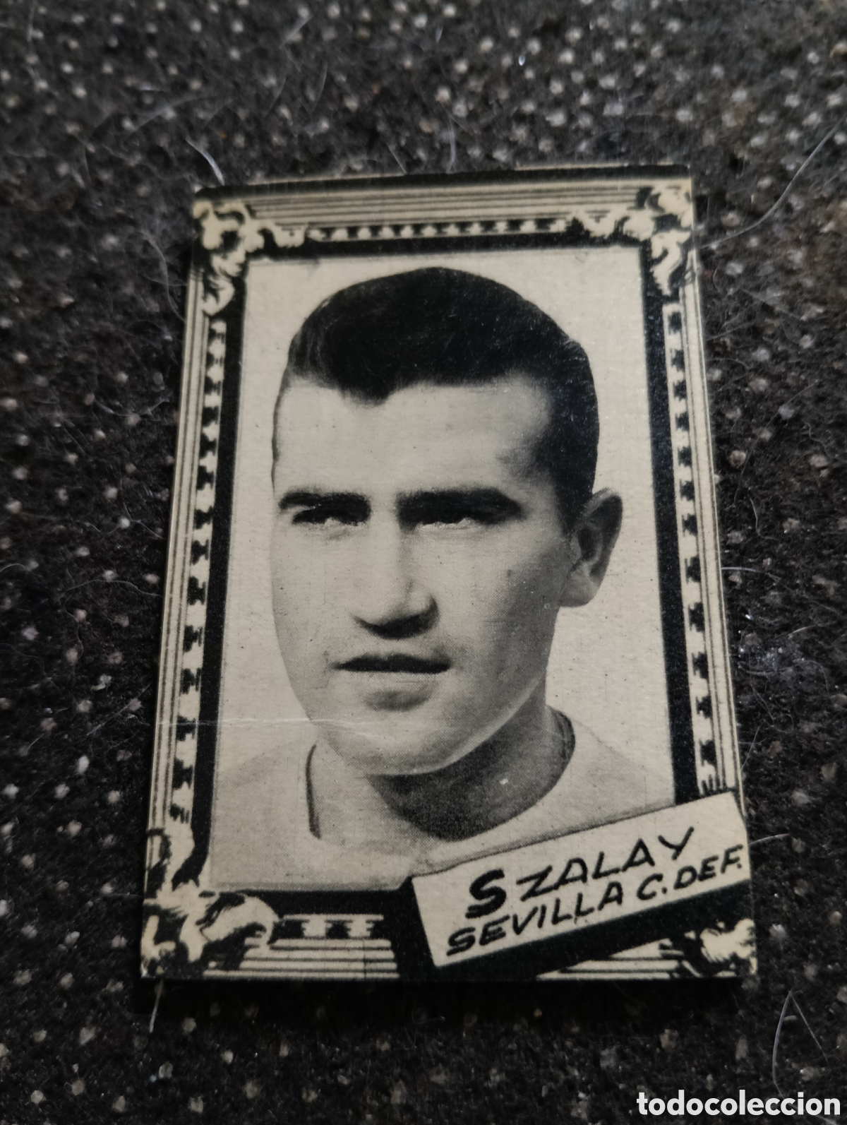 Cromos de f&uacute;tbol: FERENC SZALAY, SEVILLA CLUB DE FUTBOL CROMO LIGA 1959 1960 ALBUM FHER DISGRA, sin pegar, en muy buen