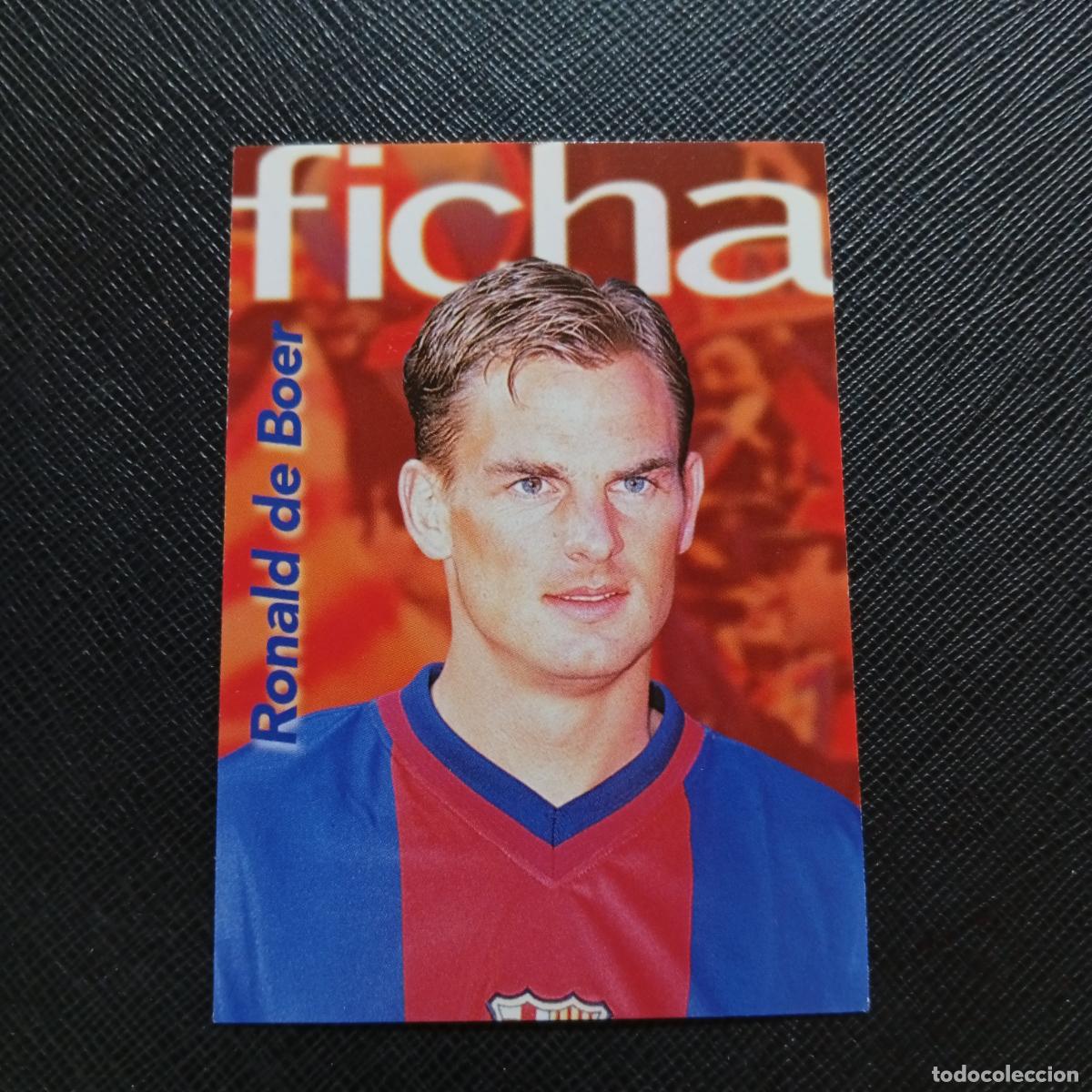 Cromos de f&uacute;tbol: 181 RONALD DE BOER PANINI BARCELONA 1899 1999 CENTENARIO 100 A&Ntilde;OS CROMO BARCA - A174 PG433