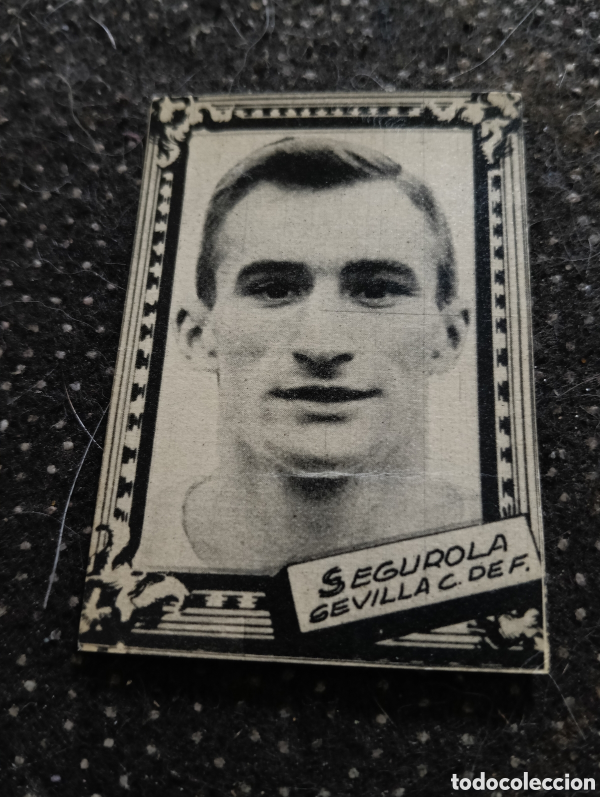 Cromos de f&uacute;tbol: &Aacute;NGEL SEGUROLA, SEVILLA CLUB DE FUTBOL CROMO LIGA 1959 1960 ALBUM FHER DISGRA, sin pegar, en muy bue
