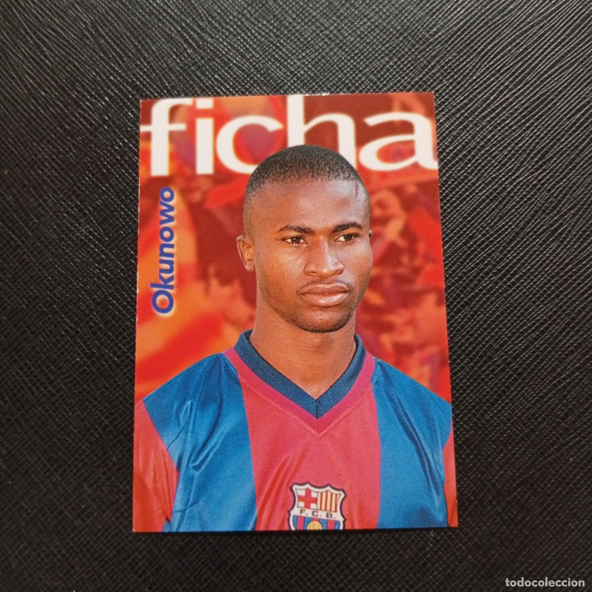 Cromos de f&uacute;tbol: 185 OKUNOWO PANINI BARCELONA 1899 1999 CENTENARIO 100 A&Ntilde;OS CROMO BARCA - A174 PG442