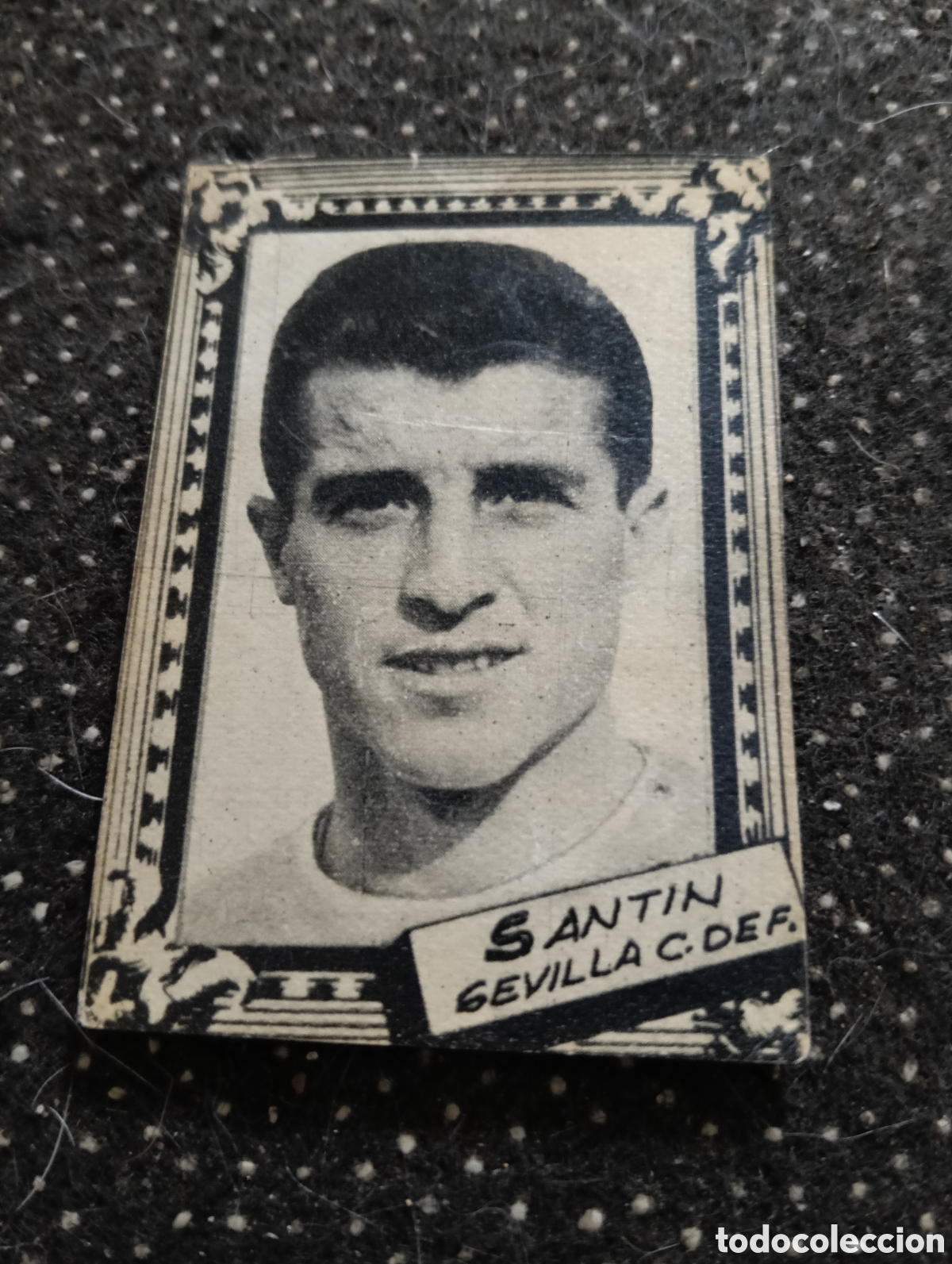 Cromos de f&uacute;tbol: SANTIN, SEVILLA CLUB DE FUTBOL CROMO LIGA 1959 1960 ALBUM FHER DISGRA, sin pegar, en muy buen estado