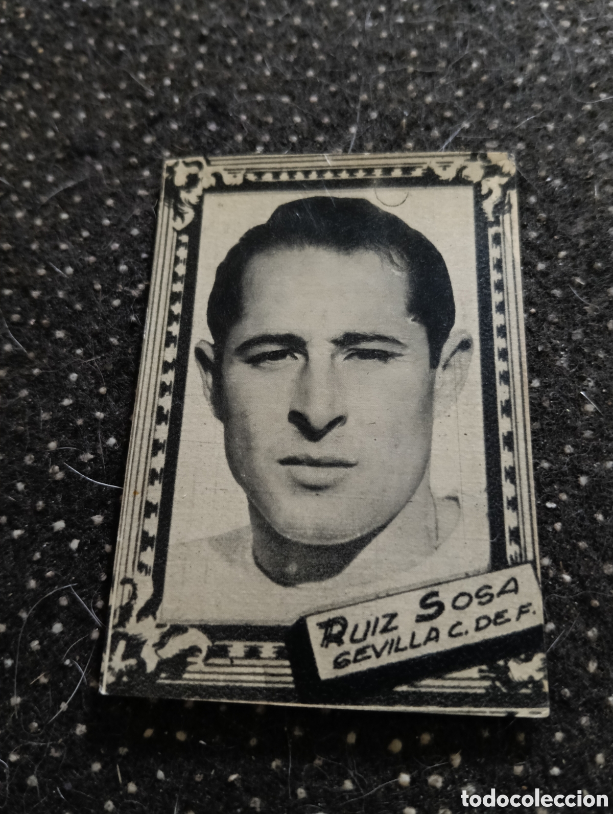 Cromos de f&uacute;tbol: RUIZ SOSA, SEVILLA CLUB DE FUTBOL CROMO LIGA 1959 1960 ALBUM FHER DISGRA, sin pegar, en muy buen est