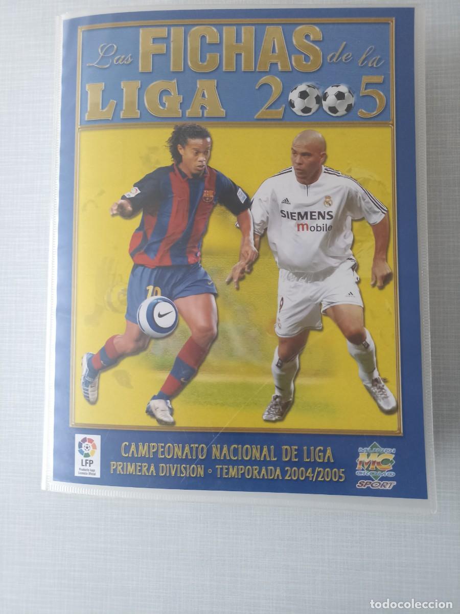 Figurine di Calcio: Fichas de la Liga 2005. Completo. 666 cromos + 34 bajas. Messi incluido en el &aacute;lbum. Muy buen estado