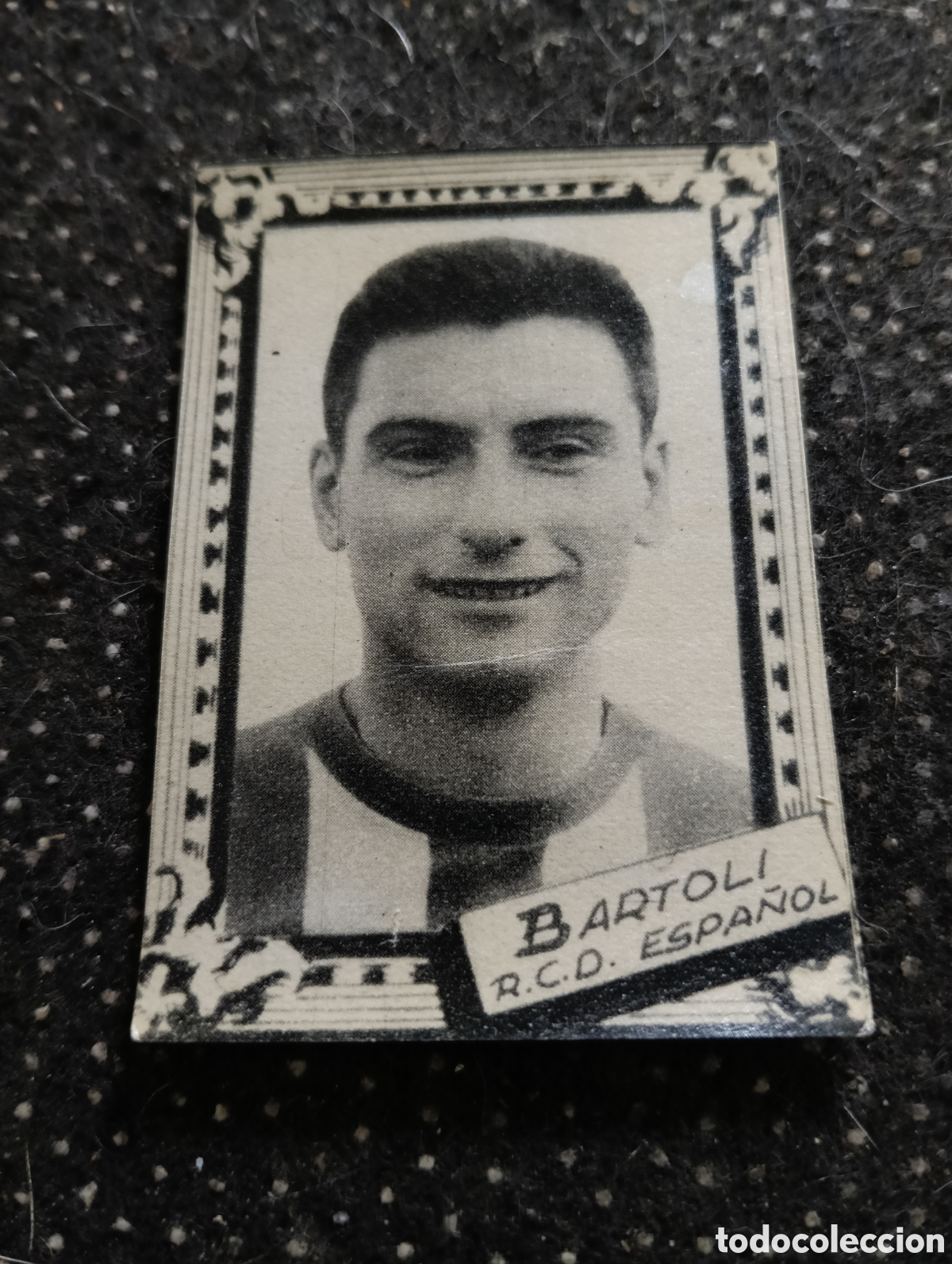 Cromos de f&uacute;tbol: MODESTO BARTOLI - REAL CLUB DEPORTIVO ESPA&Ntilde;OL - CROMO LIGA 1959 1960 - ALBUM FHER DISGRA, sin pegar,