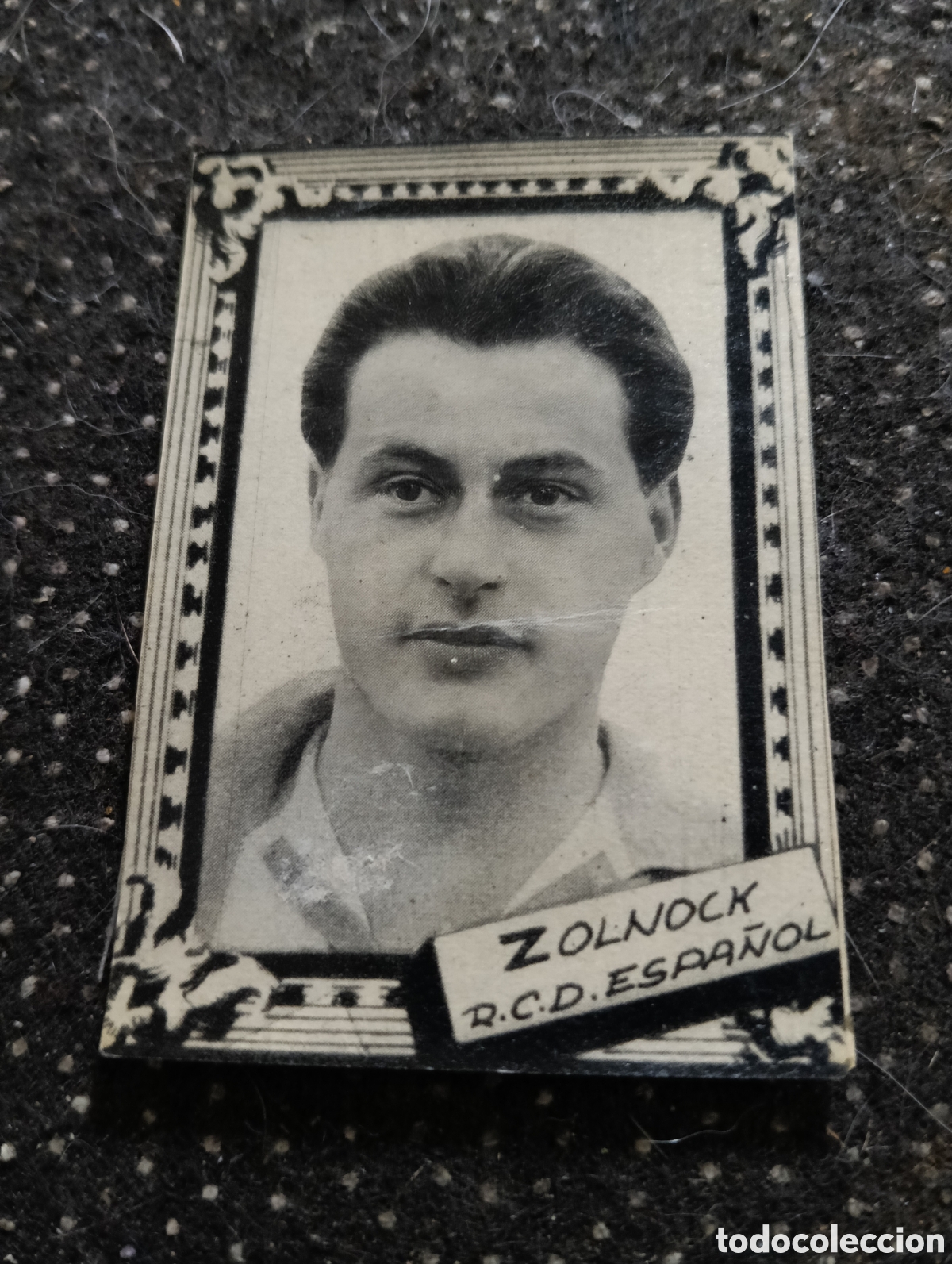Cromos de f&uacute;tbol: ZOLNOCK - REAL CLUB DEPORTIVO ESPA&Ntilde;OL - CROMO LIGA 1959 1960 - ALBUM FHER DISGRA, sin pegar, en muy
