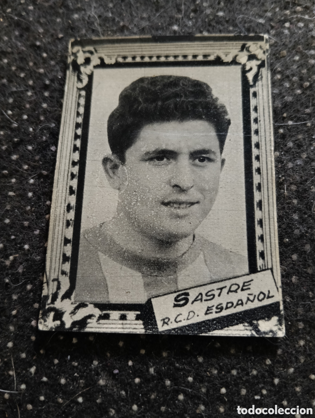 Cromos de f&uacute;tbol: SASTRE - REAL CLUB DEPORTIVO ESPA&Ntilde;OL - CROMO LIGA 1959 1960 - ALBUM FHER DISGRA, sin pegar, en muy b