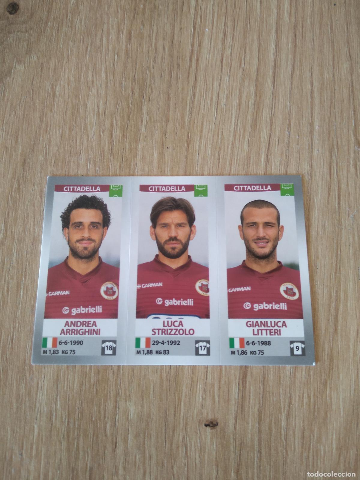 Cromos de f&uacute;tbol: 640 ARRIGHINI STRIZZOLO LITTERI CROMO FUTBOL PANINI LIGA ITALIA 16-17 CALCIATORI 2016-2017