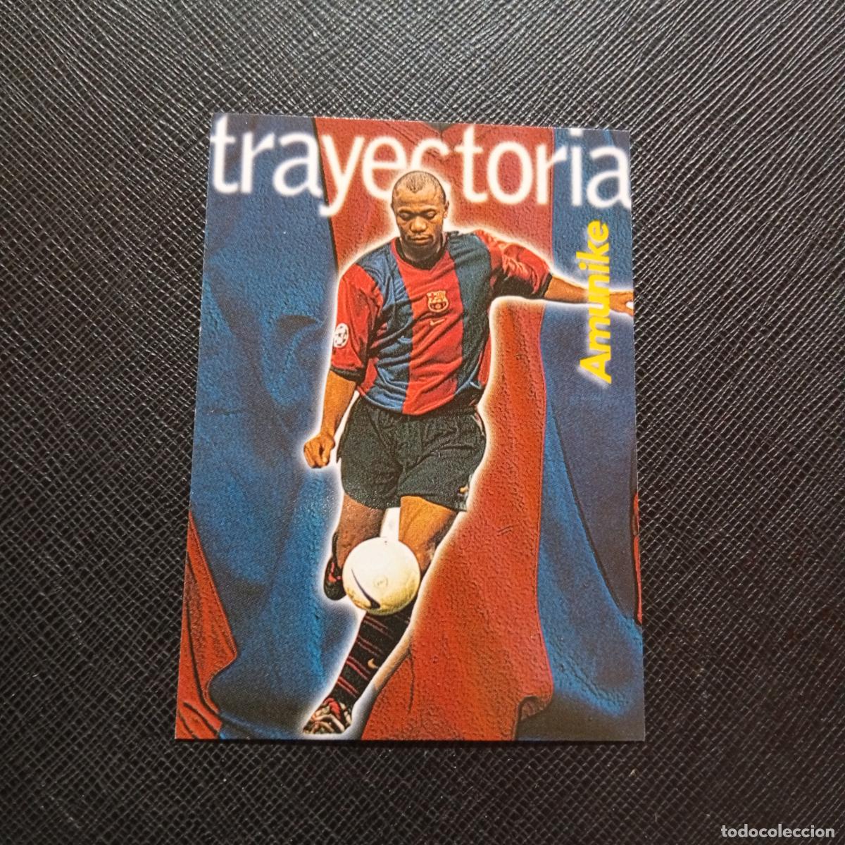 Cromos de f&uacute;tbol: 204 AMUNIKE PANINI BARCELONA 1899 1999 CENTENARIO 100 A&Ntilde;OS CROMO BARCA - A174 PG460
