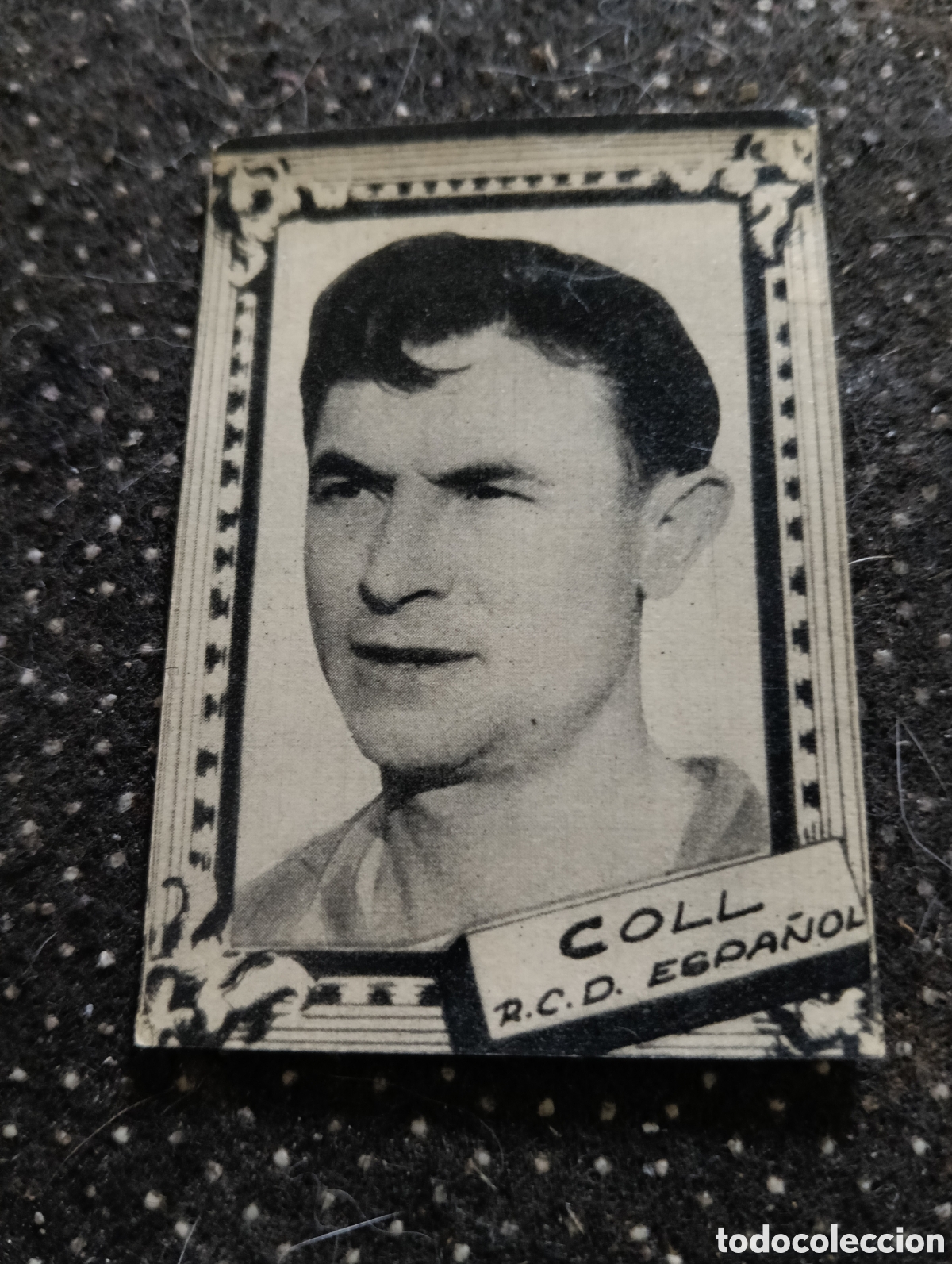 Cromos de f&uacute;tbol: COLL - REAL CLUB DEPORTIVO ESPA&Ntilde;OL - CROMO LIGA 1959 1960 - ALBUM FHER DISGRA, sin pegar, en muy bue