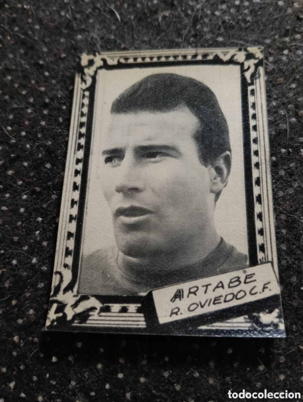 Cromos de f&uacute;tbol: ARTEB&Egrave; - REAL OVIEDO CLUB DE F&Uacute;TBOL- CROMO LIGA 1959 1960 - ALBUM FHER DISGRA, sin pegar, en muy bue