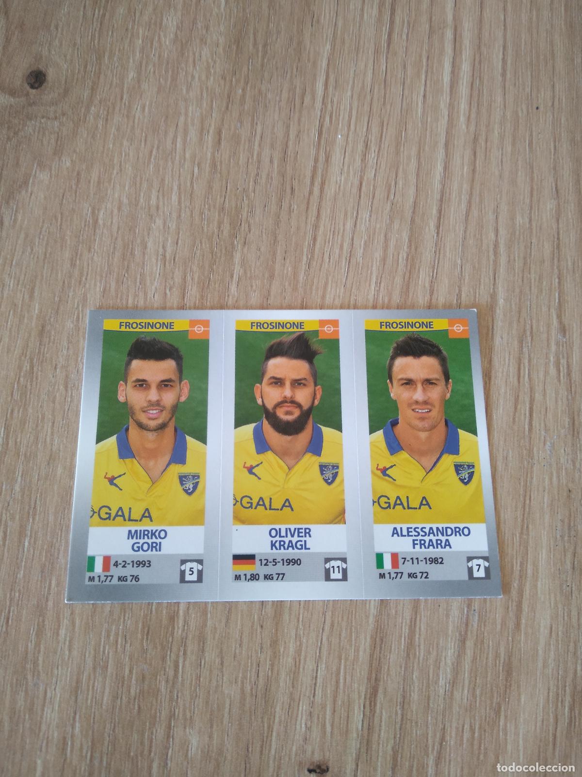 Cromos de f&uacute;tbol: 646 GORI KRAGL FRARA FROSINONE CROMO FUTBOL PANINI LIGA ITALIA 16-17 CALCIATORI 2016-2017