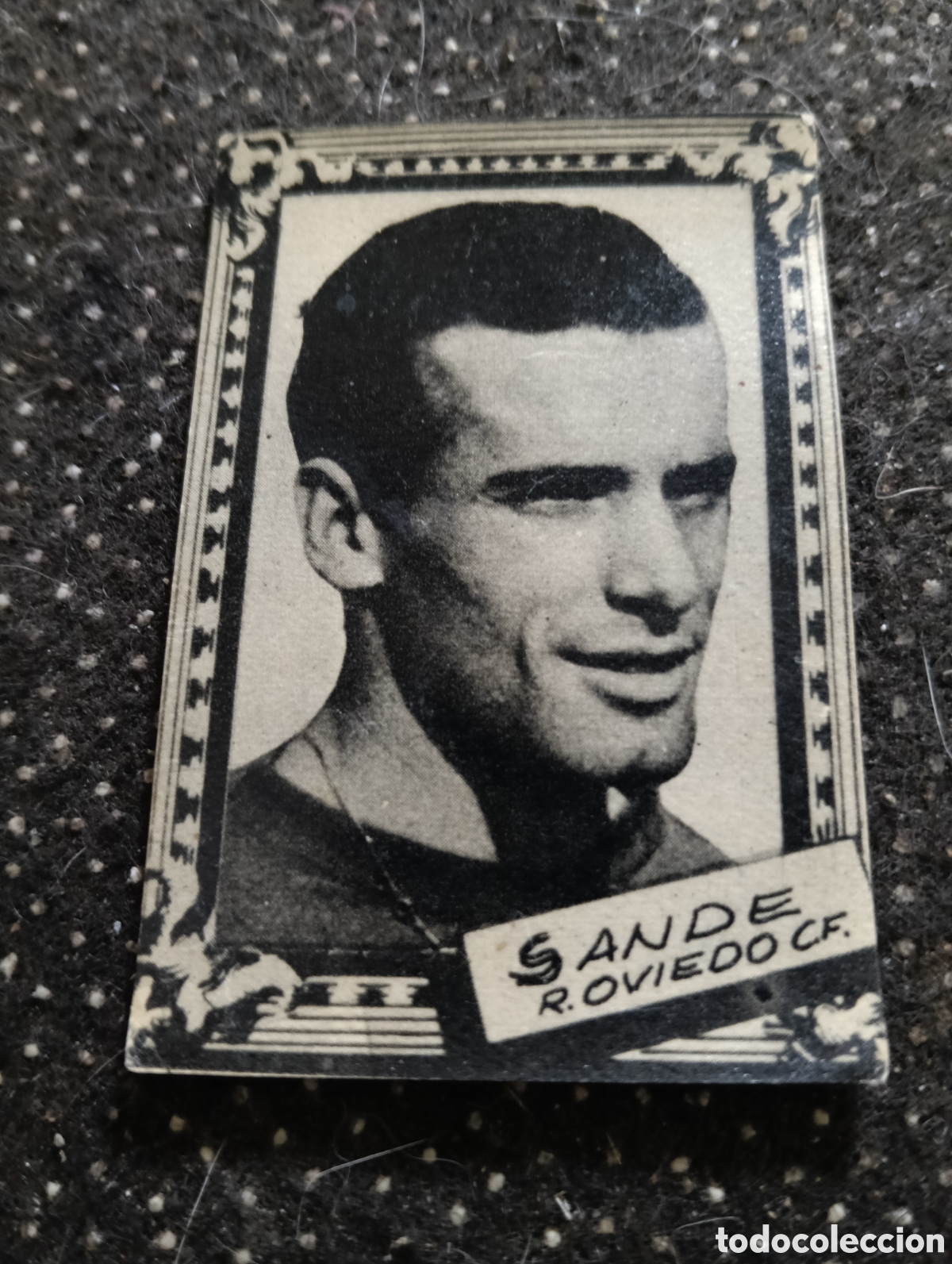 Cartes &agrave; collectionner de Football: SANDE - REAL OVIEDO CLUB DE F&Uacute;TBOL- CROMO LIGA 1959 1960 - ALBUM FHER DISGRA, sin pegar, en muy buen