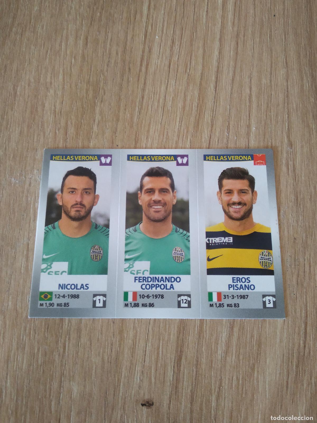 Cartes &agrave; collectionner de Football: 650 NICOLAS COPPOLA PISANO HELLAS VERONA CROMO FUTBOL PANINI LIGA ITALIA 16-17 CALCIATORI 2016-2017