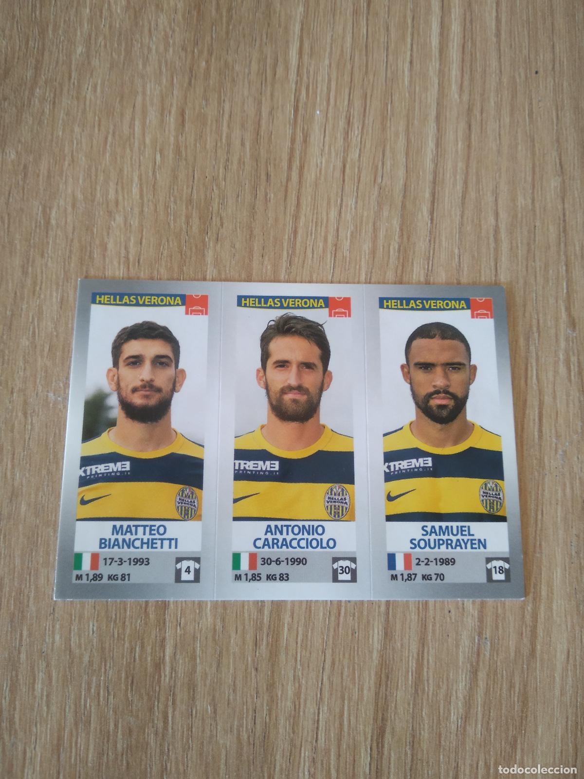Cartes &agrave; collectionner de Football: 651 BIANCHETTI CARACCIOLO SOUPRAYEN CROMO FUTBOL PANINI LIGA ITALIA 16-17 CALCIATORI 2016-2017