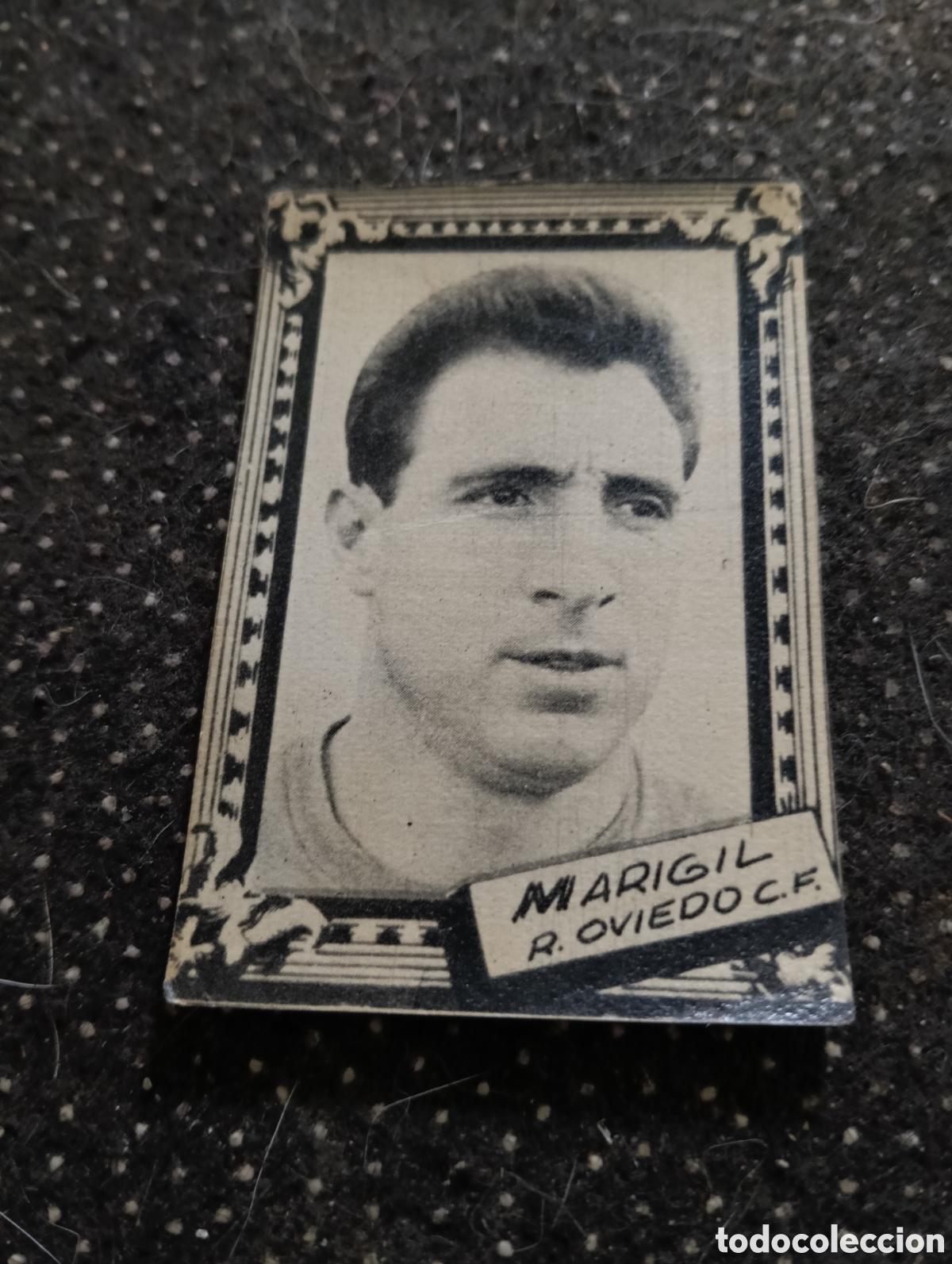 Cartes &agrave; collectionner de Football: MARIGIL - REAL OVIEDO CLUB DE F&Uacute;TBOL- CROMO LIGA 1959 1960 - ALBUM FHER DISGRA, sin pegar, en muy bu