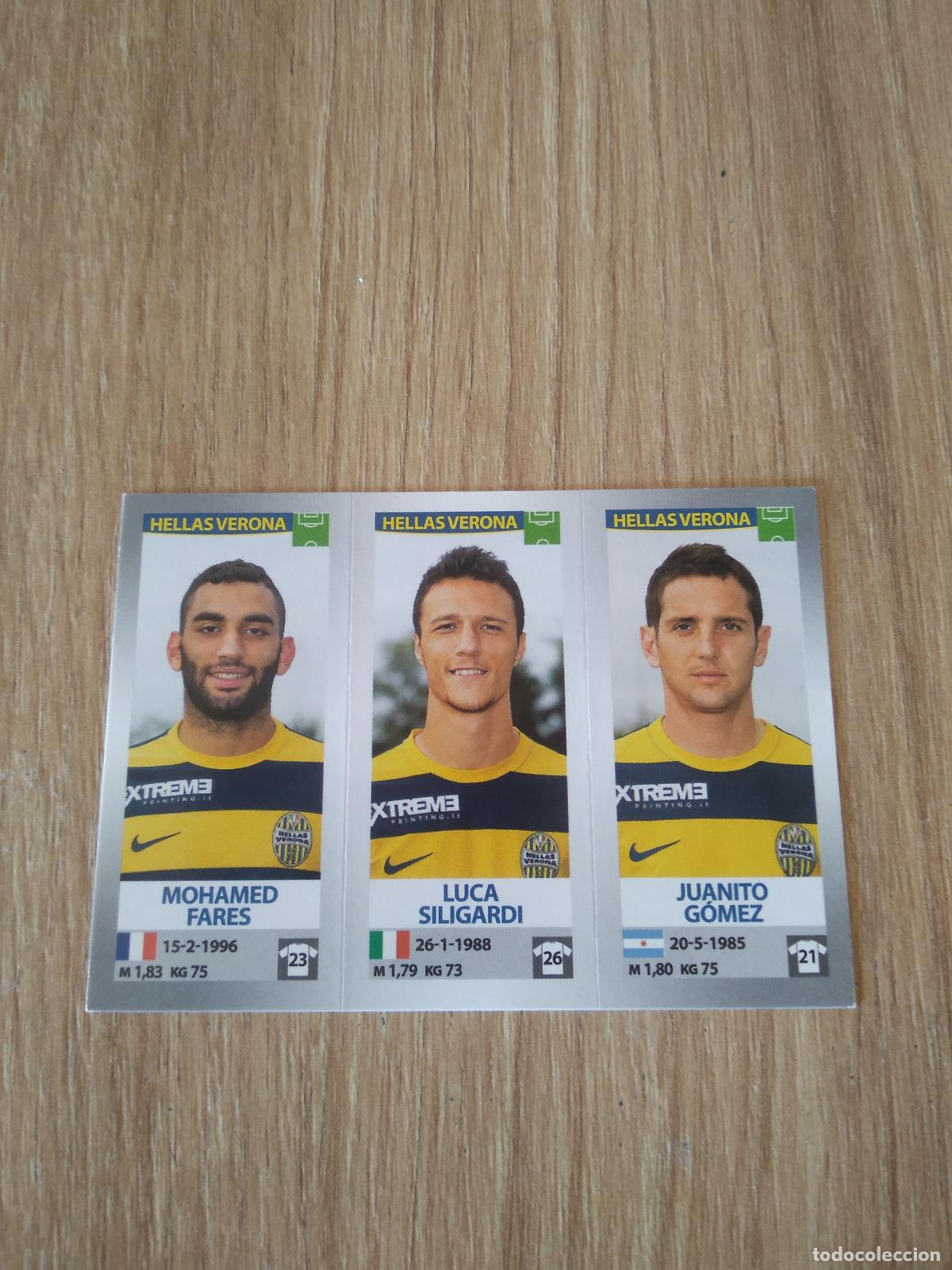 Cartes &agrave; collectionner de Football: 654 FARES SILIGARDI JUANITO GOMEZ CROMO FUTBOL PANINI LIGA ITALIA 16-17 CALCIATORI 2016-2017