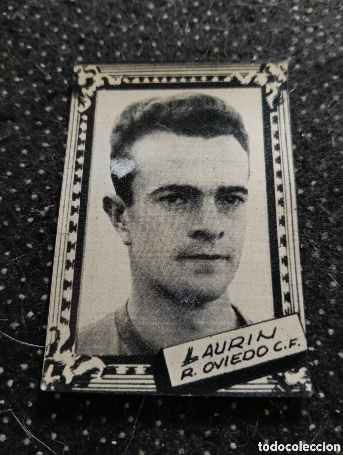 Cartes &agrave; collectionner de Football: LAURIN - REAL OVIEDO CLUB DE F&Uacute;TBOL- CROMO LIGA 1959 1960 - ALBUM FHER DISGRA, sin pegar, en muy bue
