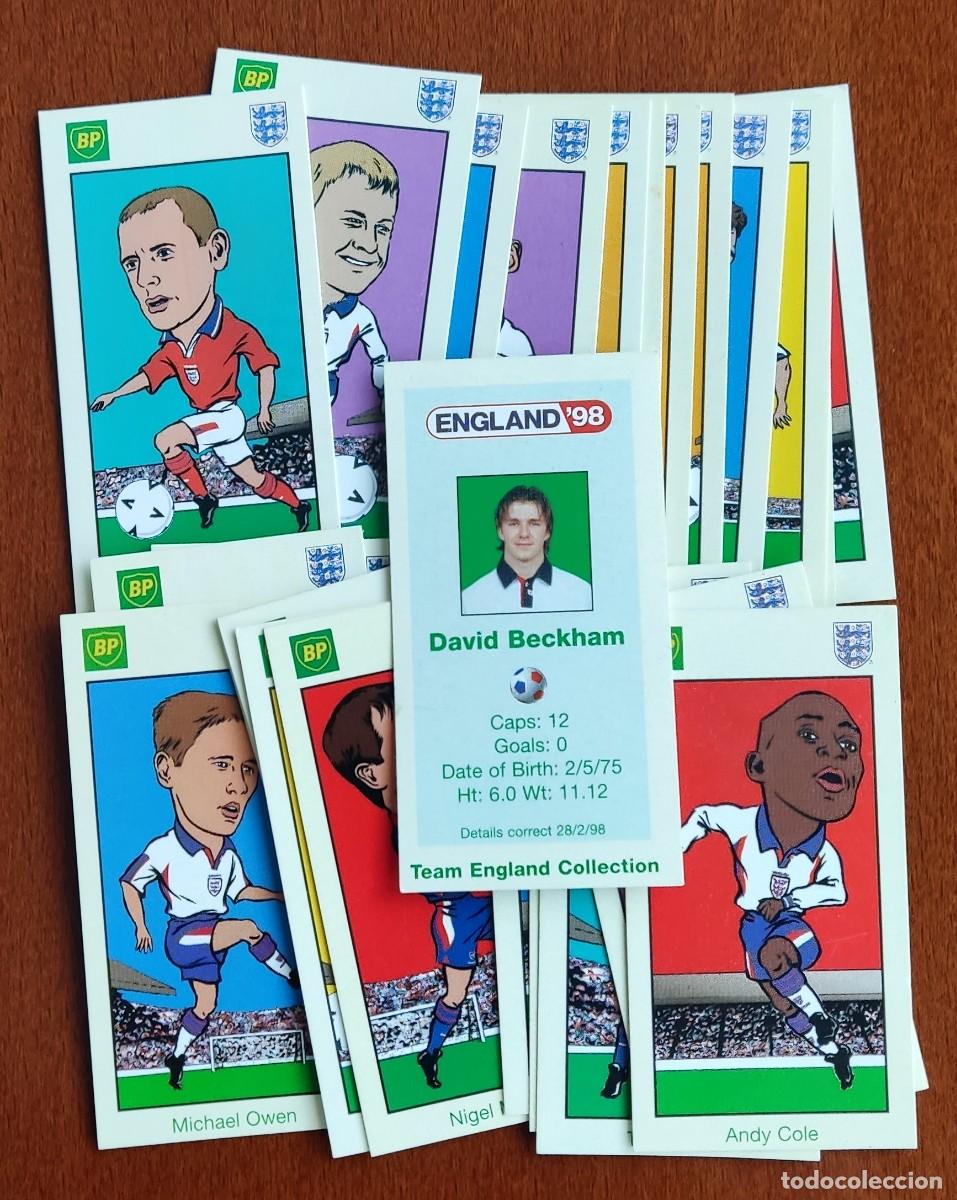Cromos de Futebol: COLECCION COMPLETA 25 CROMOS BP TEAM ENGLAND 98 SELECCION INGLATERRA 1998
