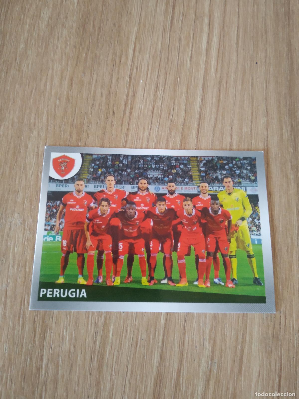 Cartes &agrave; collectionner de Football: 671 EQUIPO PLANTILLA PERUGIA CROMO FUTBOL PANINI LIGA ITALIA 16-17 CALCIATORI 2016-2017