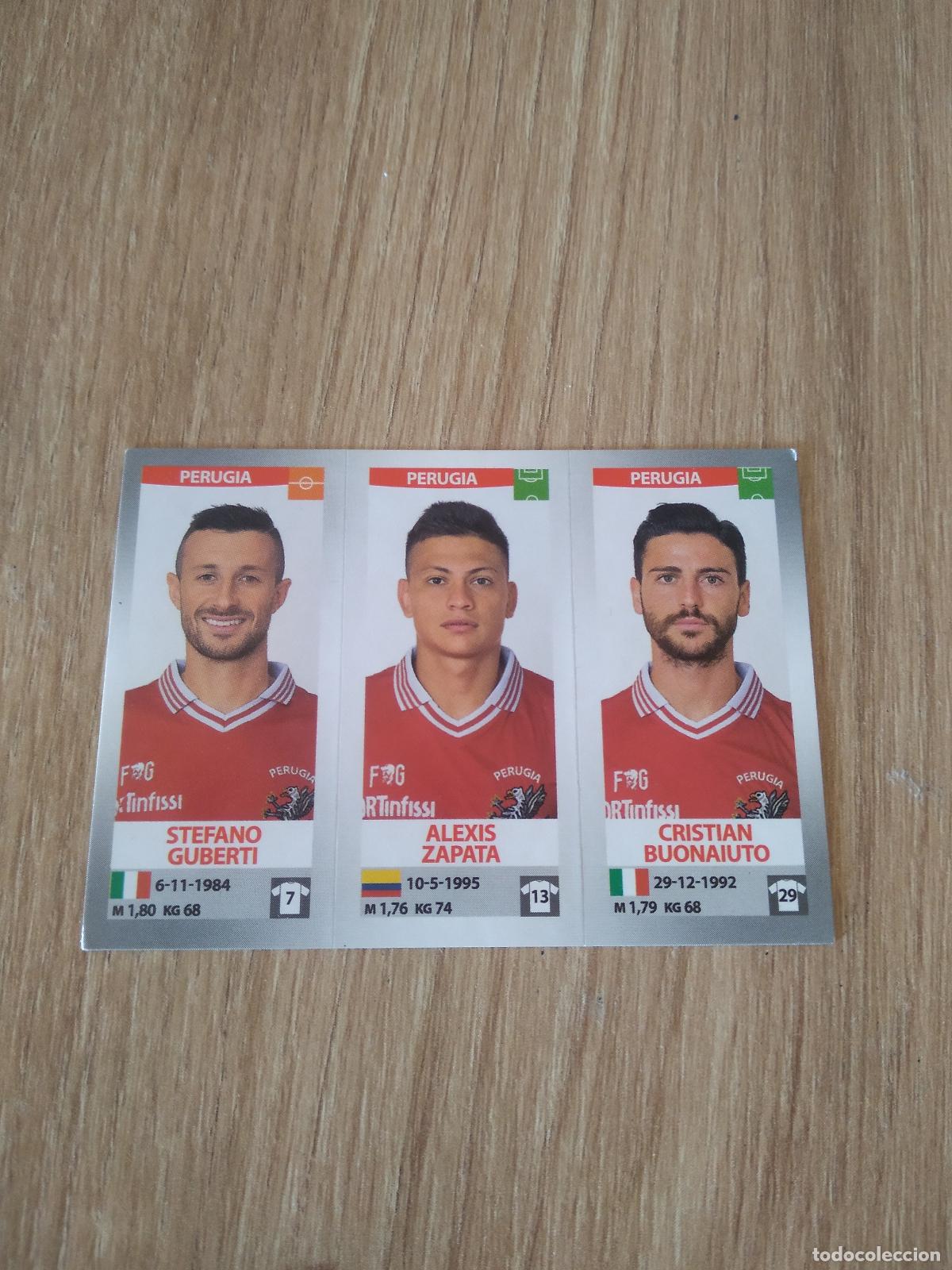 Cromos de Futebol: 677 GUBERTI ZAPATA BUONAIUTO PERUGIA CROMO FUTBOL PANINI LIGA ITALIA 16-17 CALCIATORI 2016-2017