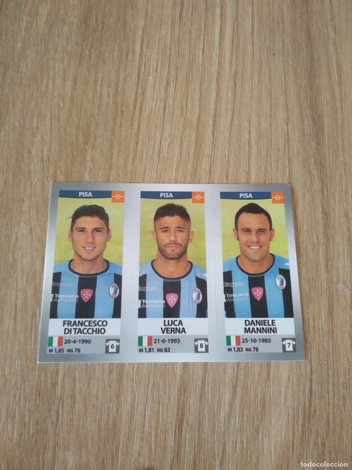 Fu&szlig;ball-Sticker: 683 DI TACCHIO VERNA MANNINI PISA CROMO FUTBOL PANINI LIGA ITALIA 16-17 CALCIATORI 2016-2017