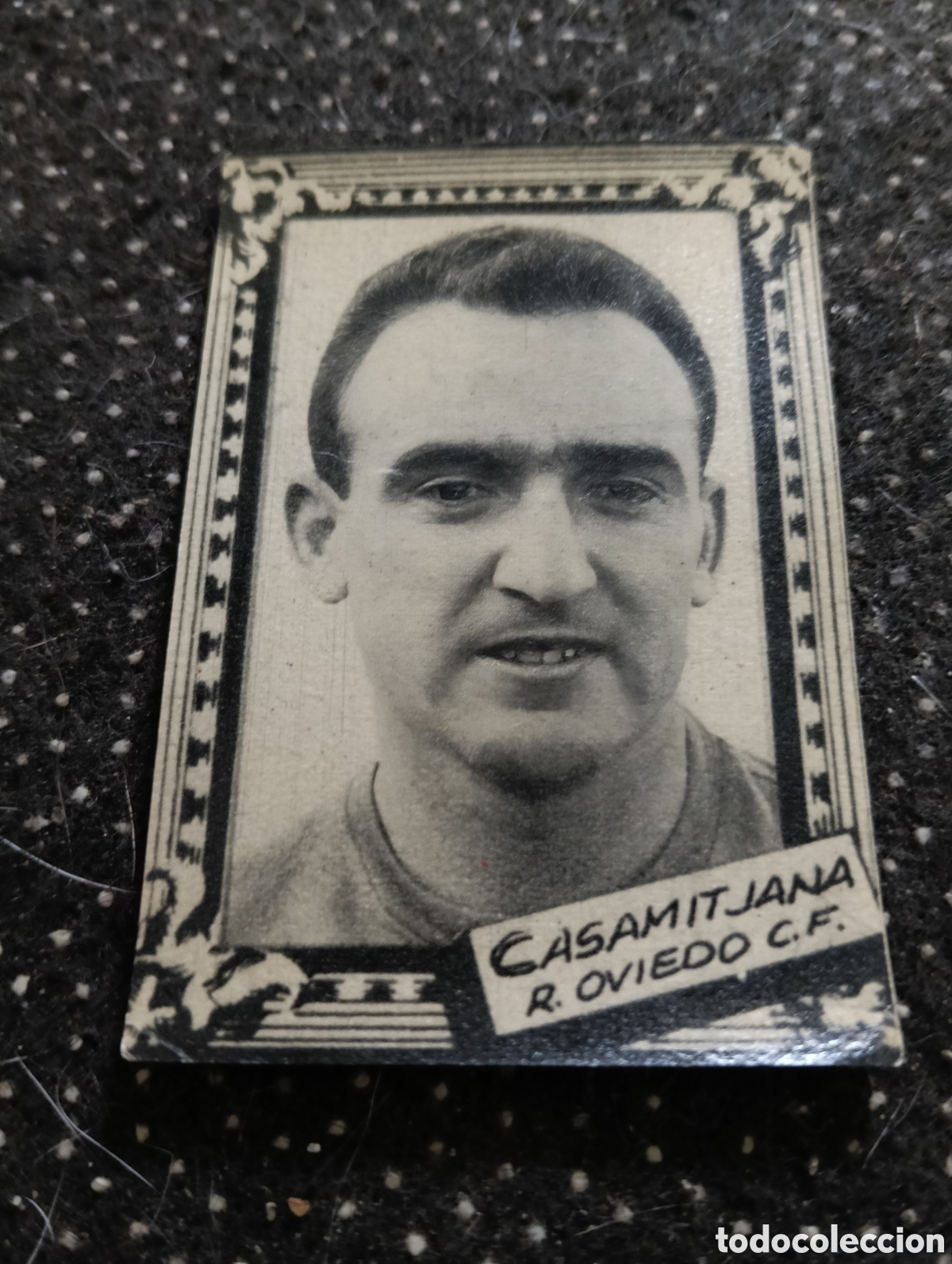 Fu&szlig;ball-Sticker: CASAMITJANA - REAL OVIEDO CLUB DE F&Uacute;TBOL- CROMO LIGA 1959 1960 - ALBUM FHER DISGRA, sin pegar, en mu