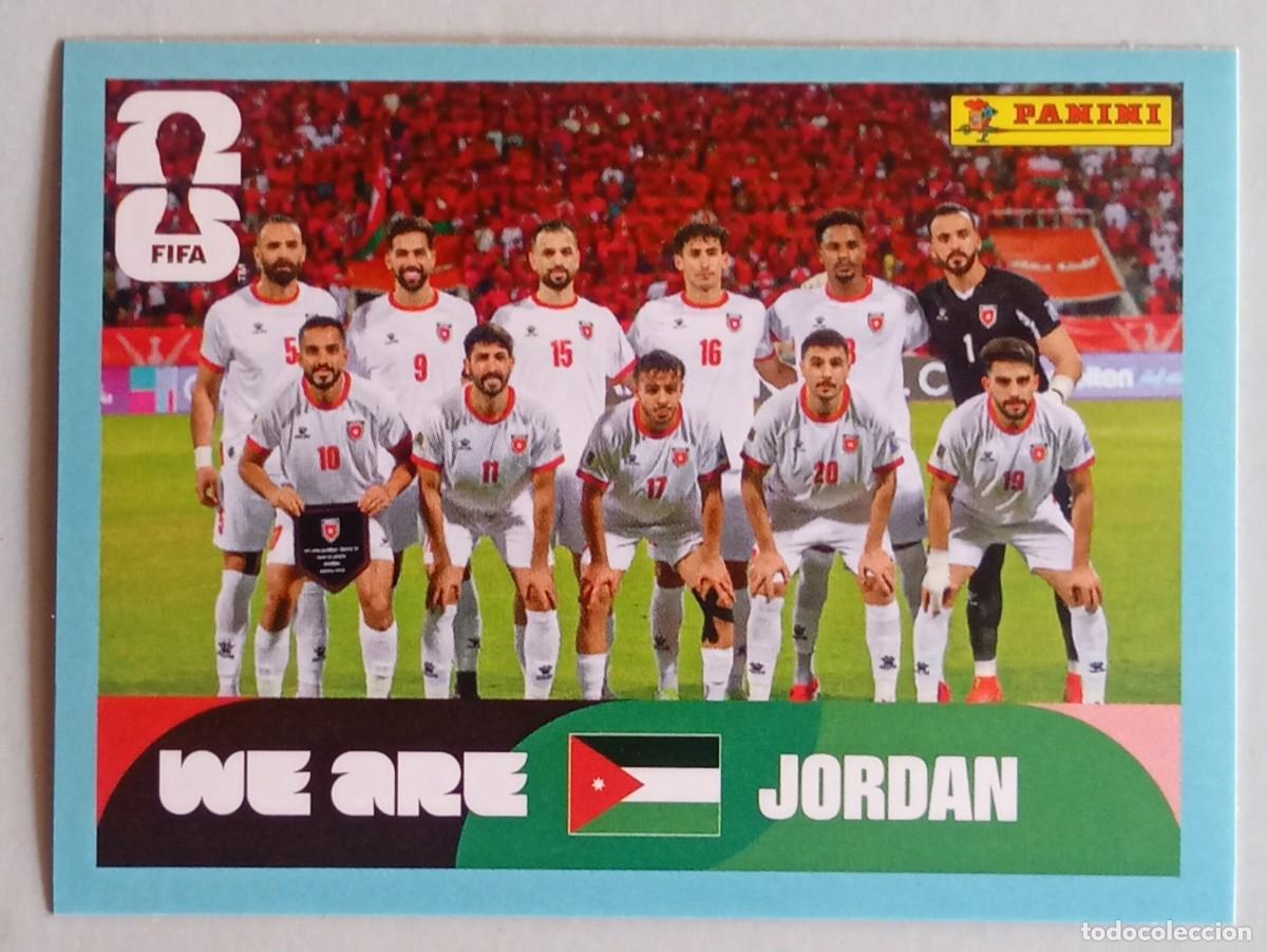 Fu&szlig;ball-Sticker: Figurina Panini 2026 Cromo World Cup Usa Mundial 2026 squadra alineaci&oacute;n team Jordan n JOR 13