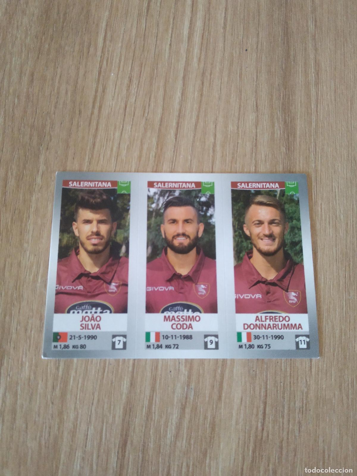Cromos de f&uacute;tbol: 700 JOAO SILVA MASSIMO CODA DONNARUMMA CROMO FUTBOL PANINI LIGA ITALIA 16-17 CALCIATORI 2016-2017