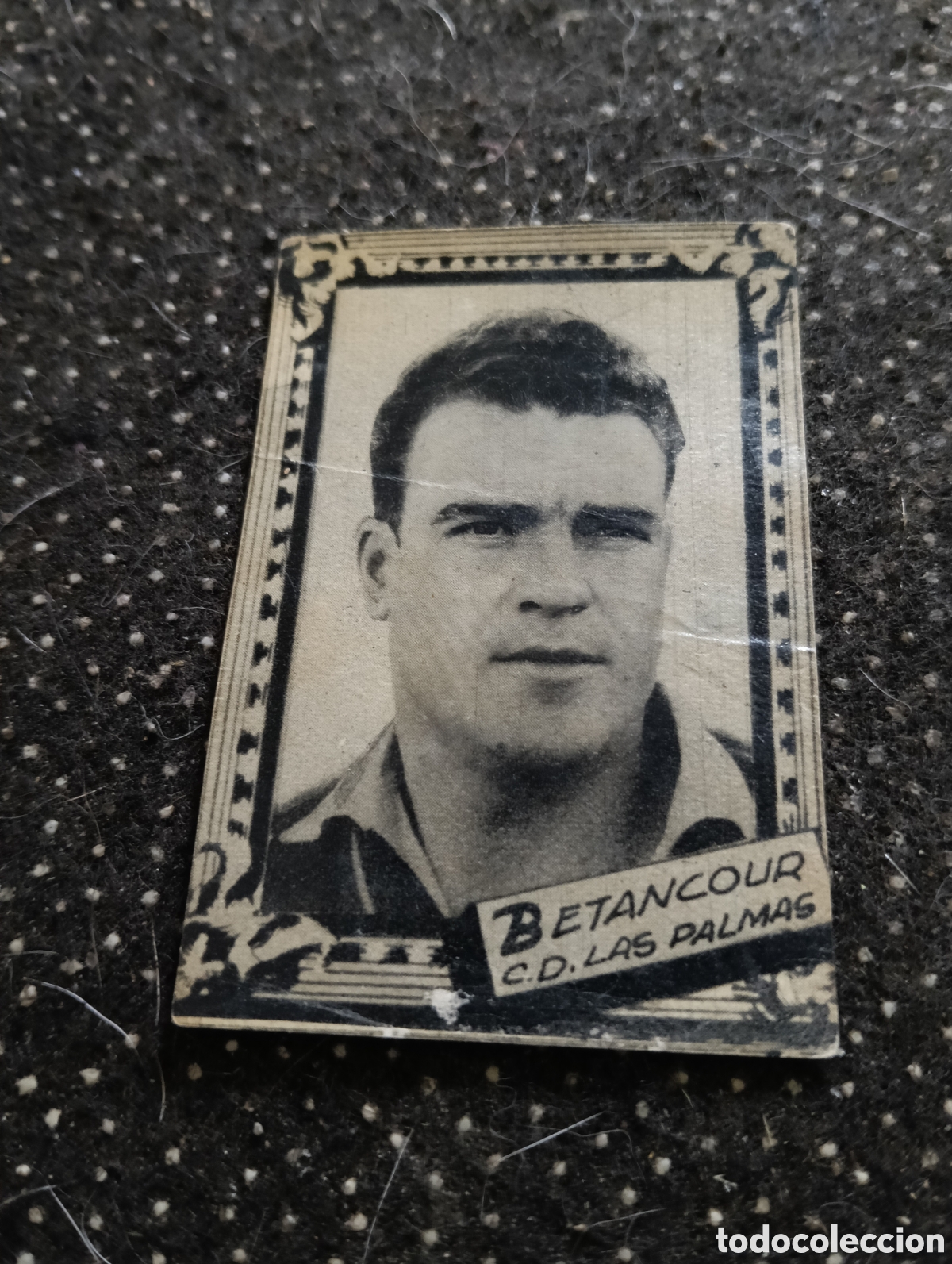 Cromos de f&uacute;tbol: BETANCOUR - CLUB DEPORTIVO DE LAS PALMAS - CROMO LIGA 1959 1960 - ALBUM FHER DISGRA, sin pegar, en m