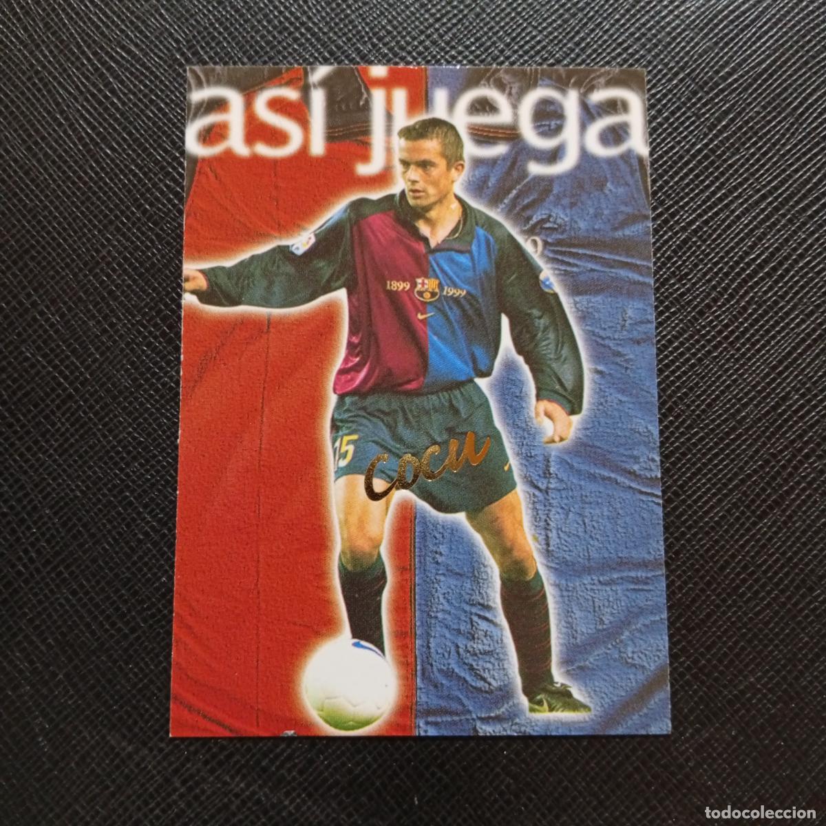 Cromos de f&uacute;tbol: 232 COCU PANINI BARCELONA 1899 1999 CENTENARIO 100 A&Ntilde;OS CROMO BARCA - A174 PG487