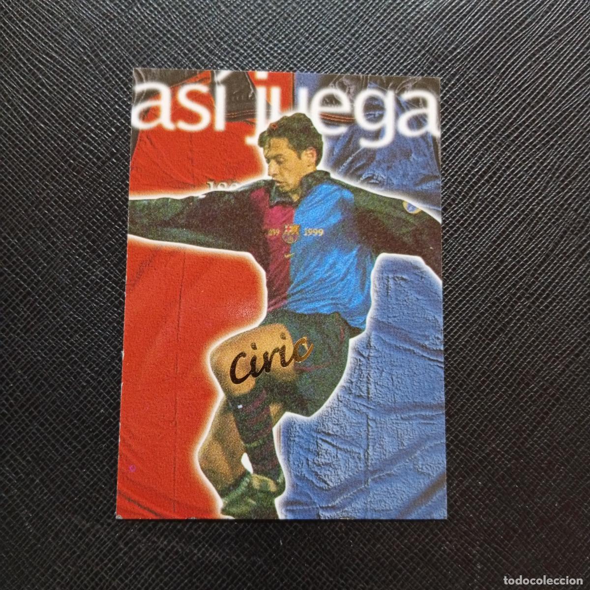 Cromos de f&uacute;tbol: 233 CIRIC PANINI BARCELONA 1899 1999 CENTENARIO 100 A&Ntilde;OS CROMO BARCA - A174 PG496