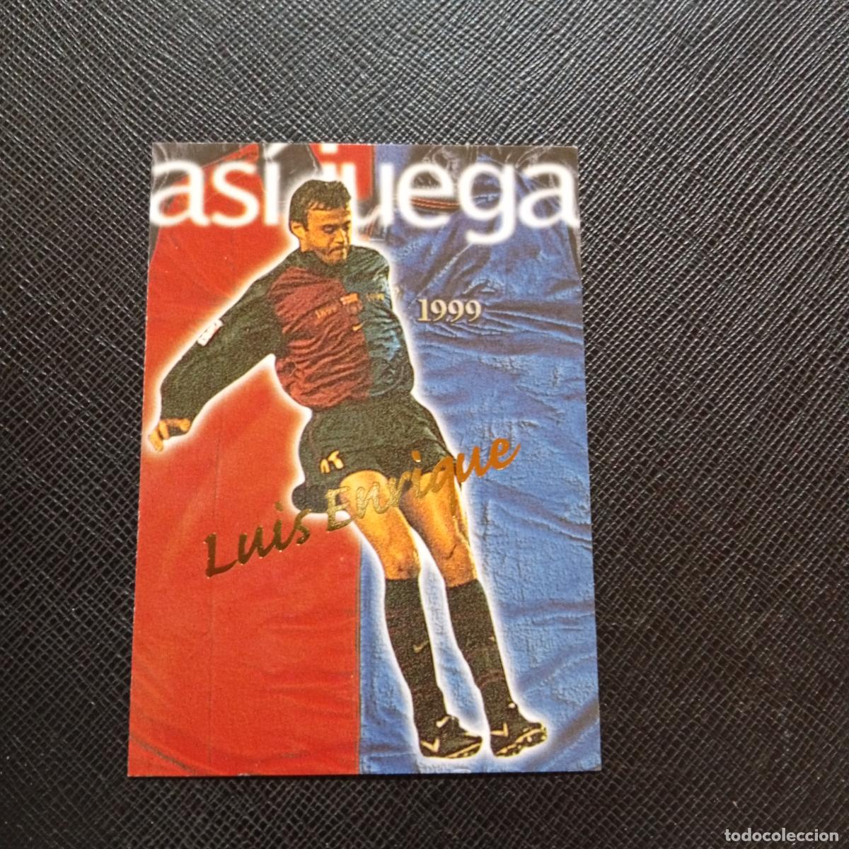 Cromos de f&uacute;tbol: 238 LUIS ENRIQUE PANINI BARCELONA 1899 1999 CENTENARIO 100 A&Ntilde;OS CROMO BARCA - A174 PG496