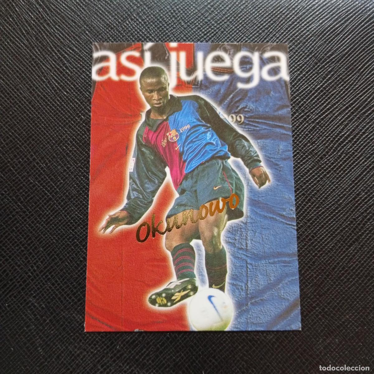 Cromos de f&uacute;tbol: 239 OKUNOWO PANINI BARCELONA 1899 1999 CENTENARIO 100 A&Ntilde;OS CROMO BARCA - A174 PG496