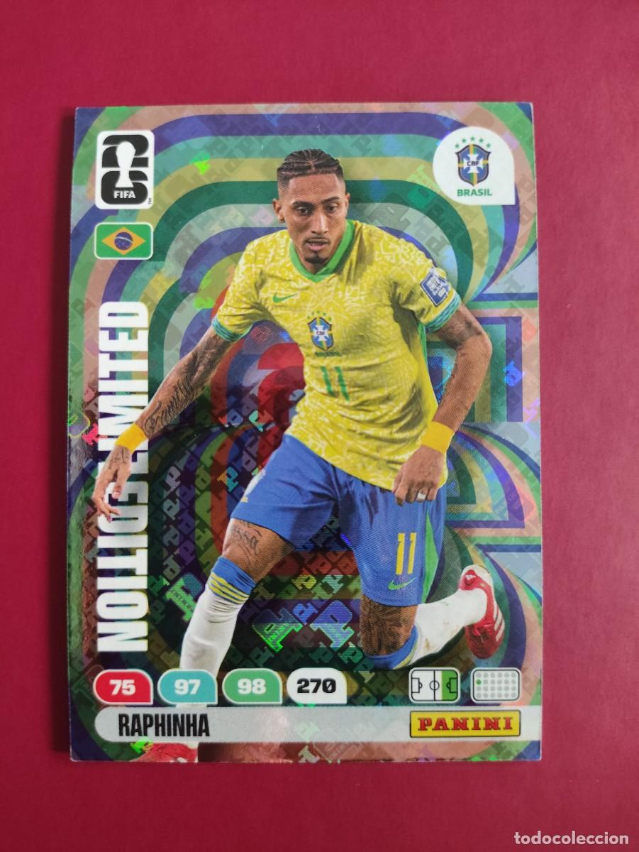 Fu&szlig;ball-Sticker: RAPHINHA BRASIL LIMITED EDITION FIFA WORLD CUP 2026 ADRENALYN PANINI