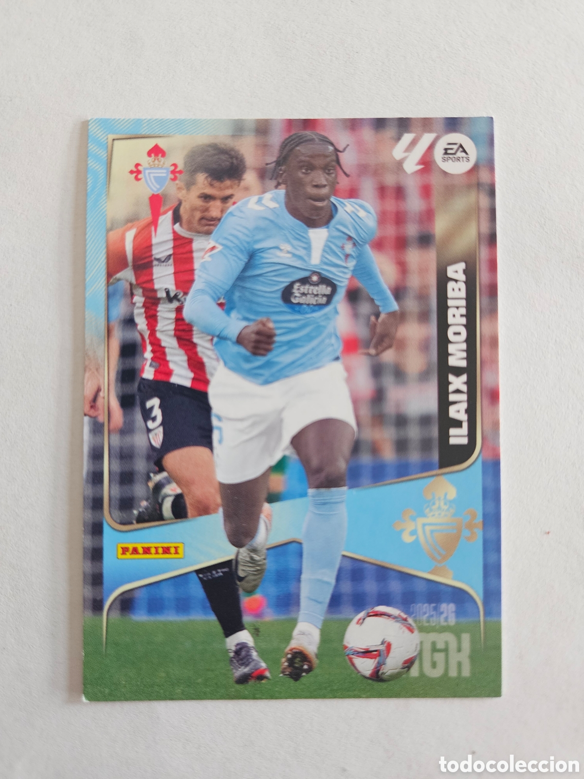 Cromos de f&uacute;tbol: ILAIX MORIBA N&ordm; 118 (CELTA VIGO) MEGACRACKS 2025 2026 PANINI 25 26 LIGA MGK FICHA CARD CROMO LFP