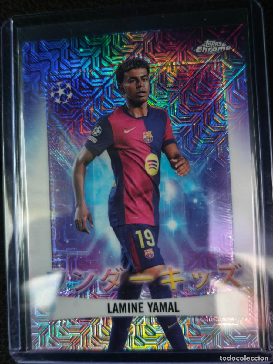 Cromos de Futebol: LAMINE YAMAL TOPPS CHROME JAPAN WONDERKIDS REFRACTOR