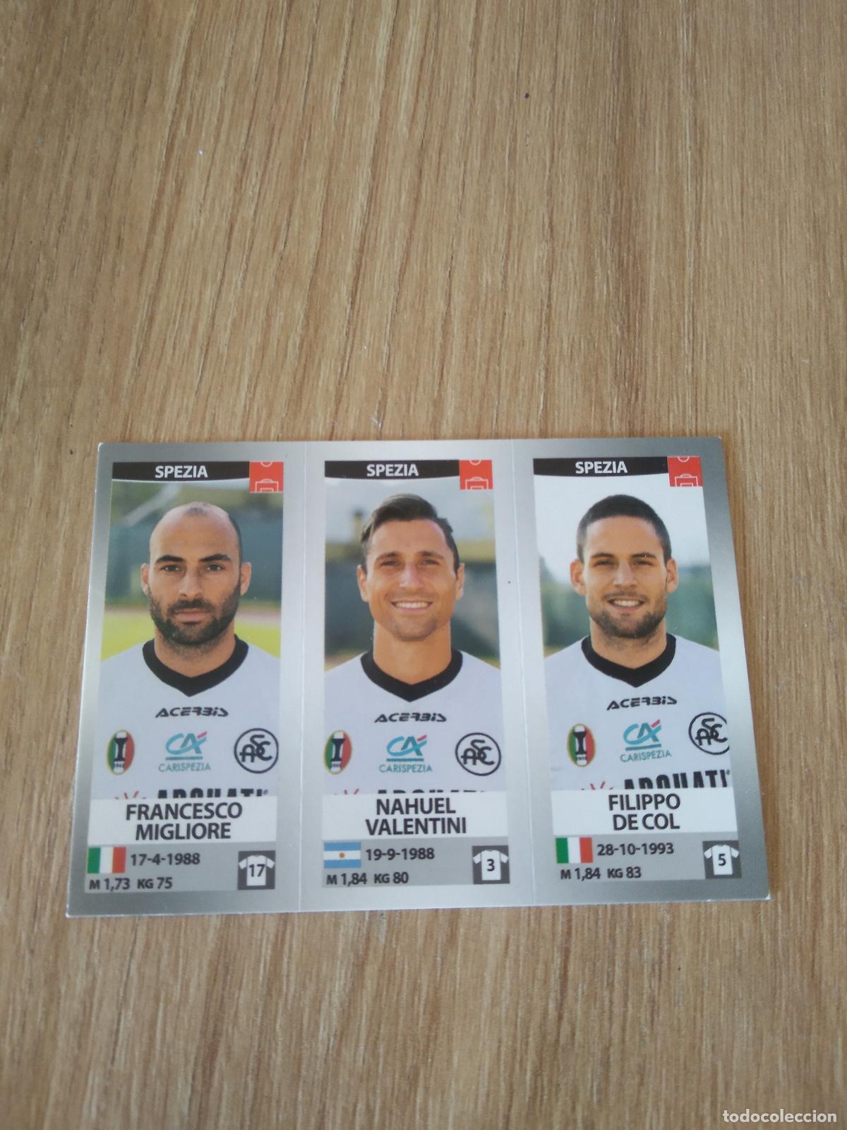 Cromos de f&uacute;tbol: 711 MIGLIORE VALENTINI DE COL SPEZIA CROMO FUTBOL PANINI LIGA ITALIA 16-17 CALCIATORI 2016-2017