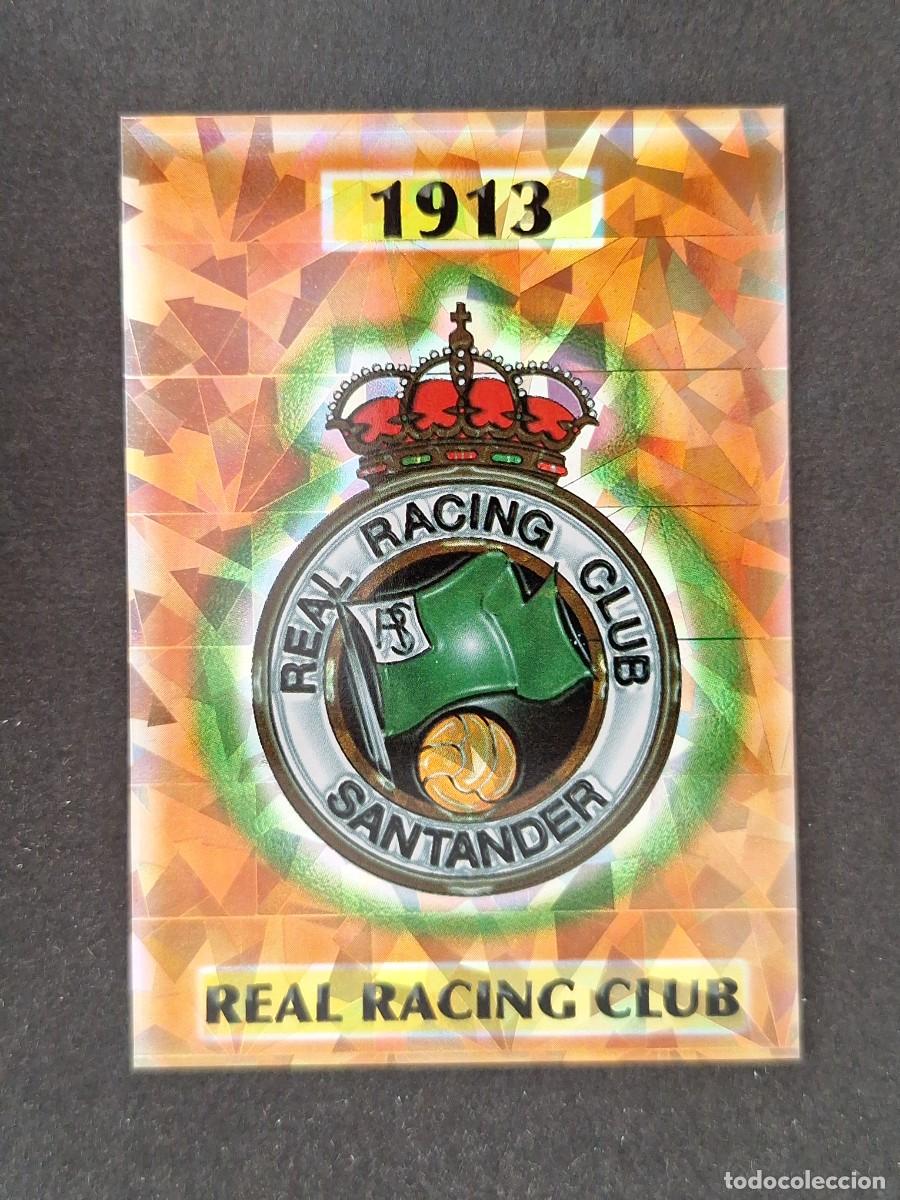 Cromos de f&uacute;tbol: L1 ESCUDO RACING DE SANTANDER 406 MUNDICROMO LAS FICHAS DE LA LIGA 2004 03 04