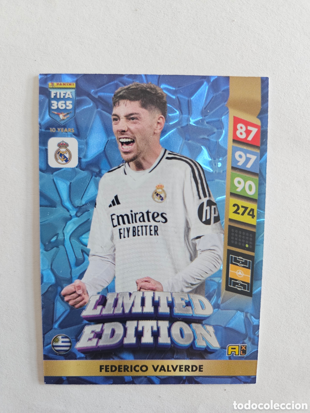 Cromos de f&uacute;tbol: VALVERDE - LIMITED EDITION 2024 2025 / 24 25 ADRENALYN FIFA 365 - REAL MADRID