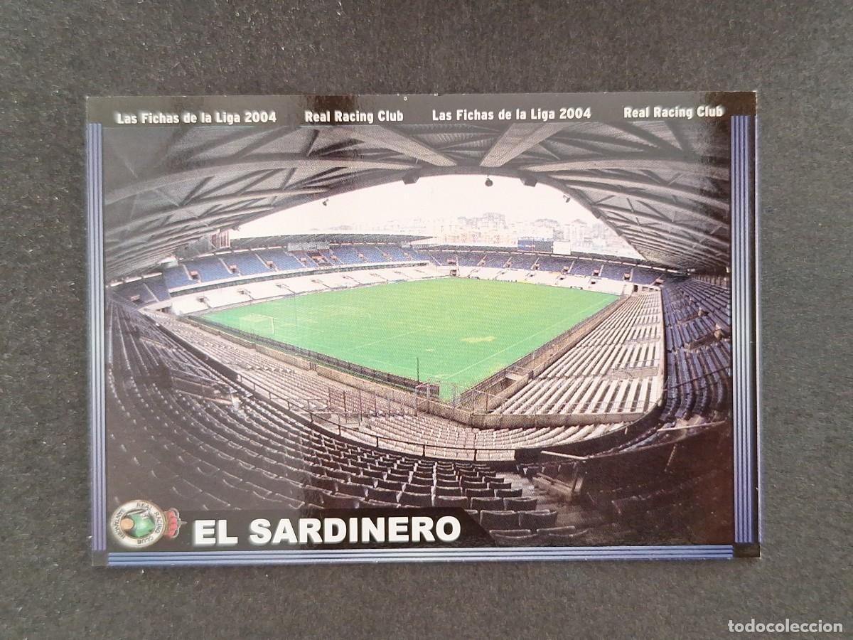 Cromos de f&uacute;tbol: L1 ESTADIO EL SARDINERO 407 MUNDICROMO LAS FICHAS DE LA LIGA 2004 03 04