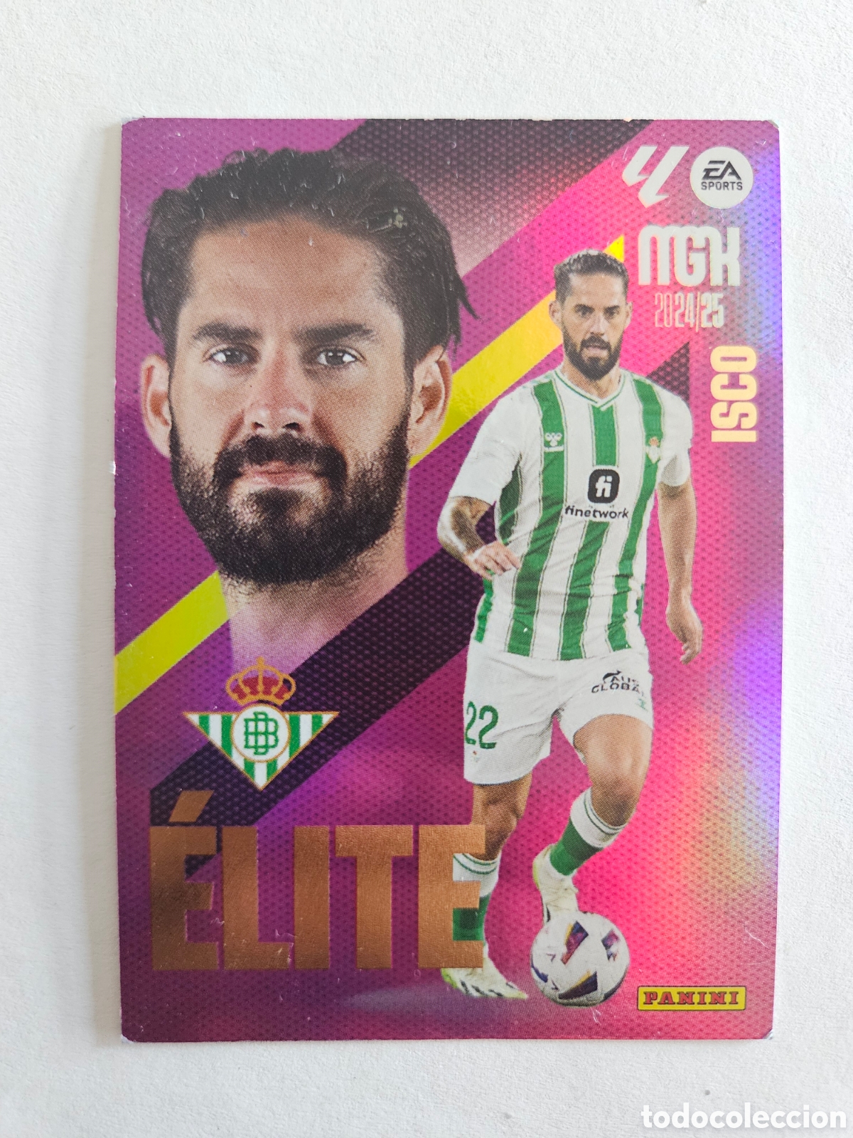 Cromos de f&uacute;tbol: 6 ISCO BETIS ELITE ⚽ PANINI LIGA MEGACRACKS 24 25 2024 2025