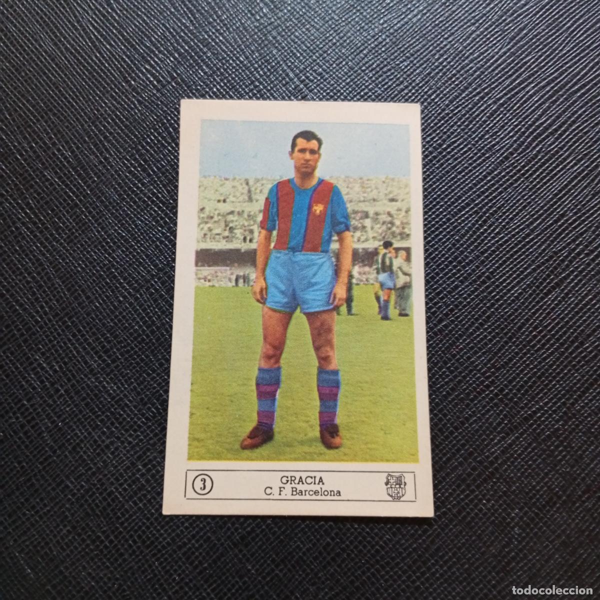 Cromos de f&uacute;tbol: 3 GRACIA BARCELONA FERCA 1959 1960 CROMO FUTBOL LIGA 59 60 - SIN PEGAR - A7 PG46