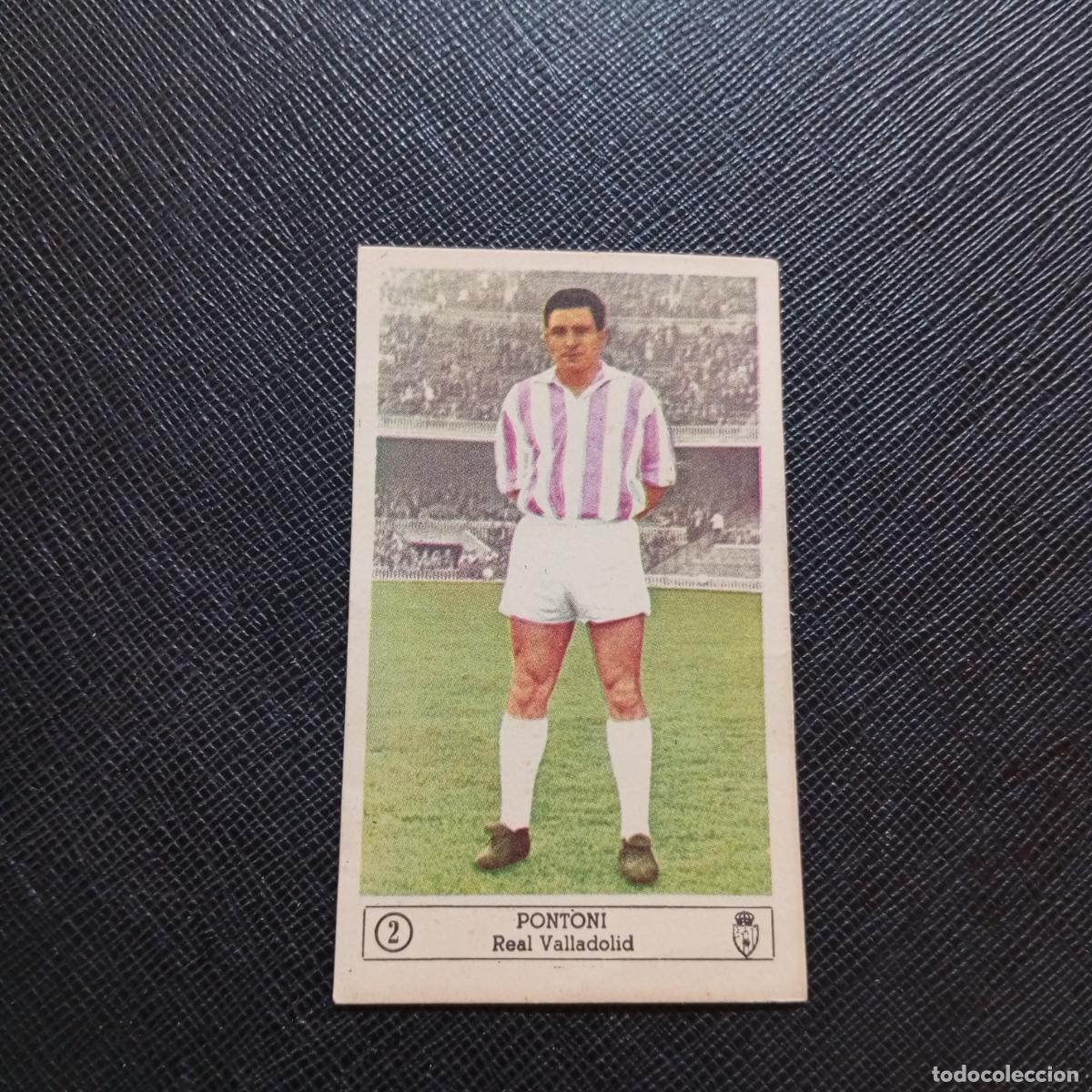 Cromos de f&uacute;tbol: 2 PONTONI VALLADOLID FERCA 1959 1960 CROMO FUTBOL LIGA 59 60 - SIN PEGAR - A7 PG181