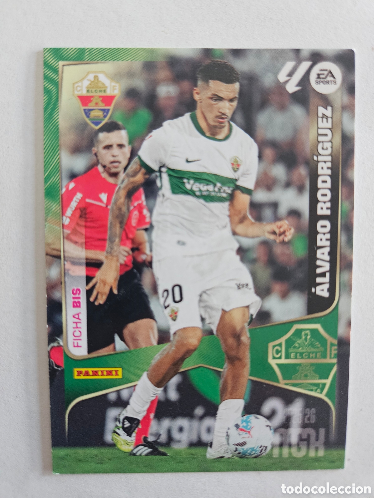 Cromos de f&uacute;tbol: 144 BIS &Aacute;lvaro Rodr&iacute;guez / Megacracks 2025. ELCHE