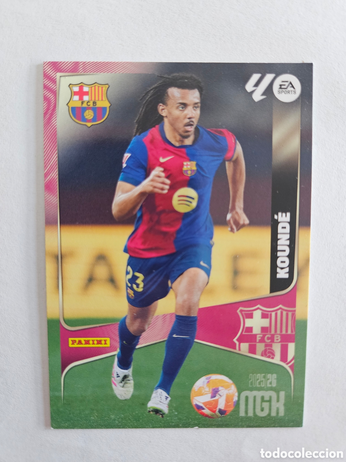 Cromos de f&uacute;tbol: CROMO N&ordm; 76 KOUNDE - MEGACRACKS 2025 26 - BARCELONA