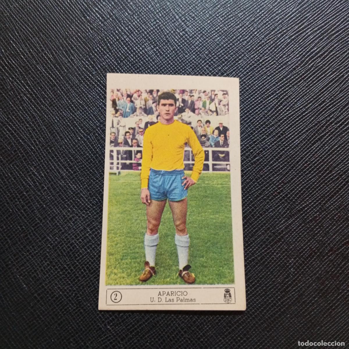 Cromos de f&uacute;tbol: 2 APARICIO LAS PALMAS FERCA 1959 1960 CROMO FUTBOL LIGA 59 60 - SIN PEGAR - A7 PG190